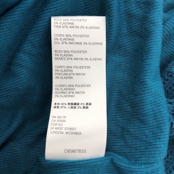 Free People Blue Knit Off The Shoulder Top, NWT - Picture 9 of 9